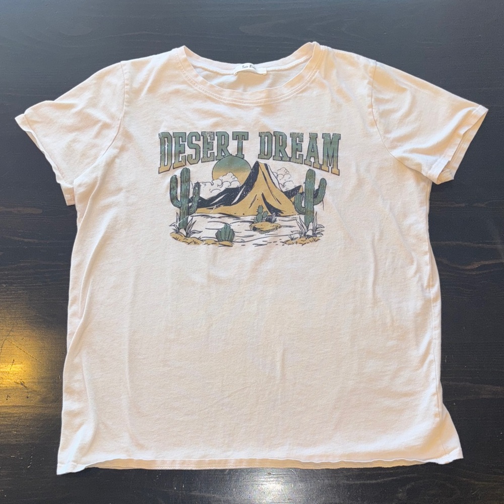 Desert Dream Graphic Tee - Cream